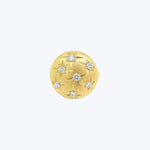 Yellow Gold Matte Constellation Ring
