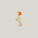 Pinnacle Stud with Mixed Gems
