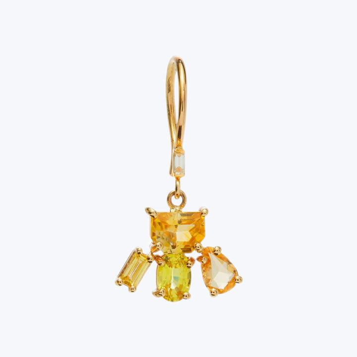 The Feliz Yellow Sapphire Drop Earrings
