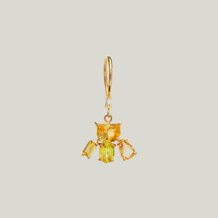 The Feliz Yellow Sapphire Drop Earrings