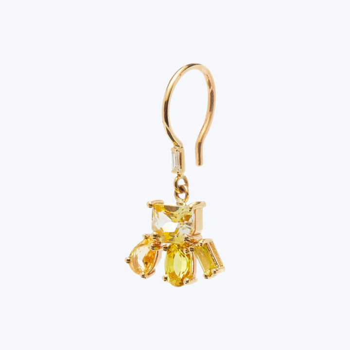 The Feliz Yellow Sapphire Drop Earrings