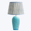 Stucco Table Lamp Turquoise