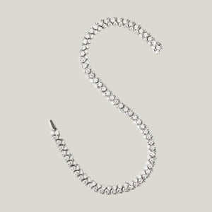 Serpentina Bracelet - Diamond Body Tennis Bracelet - hover