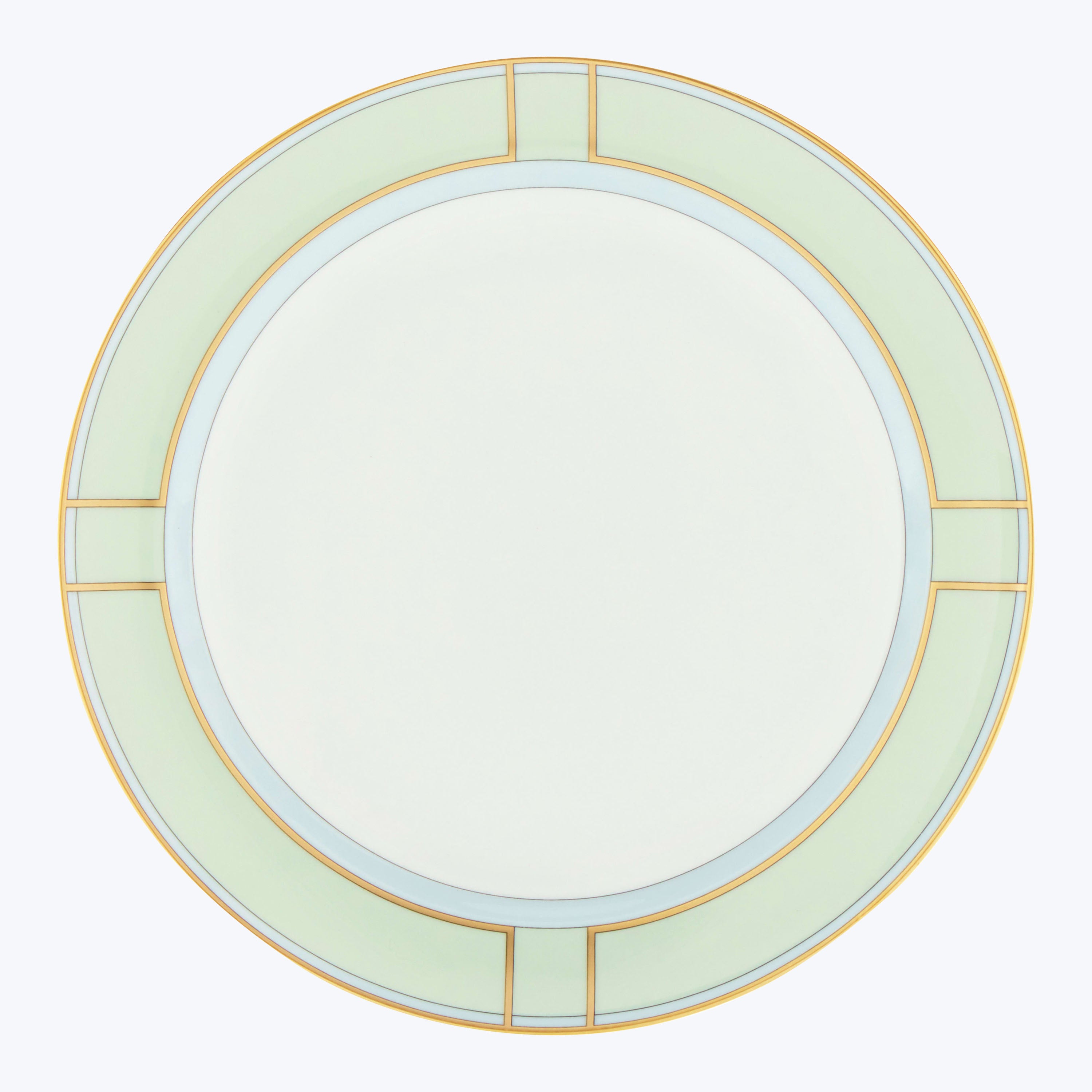 Diva Flat Dinner Plate Verde