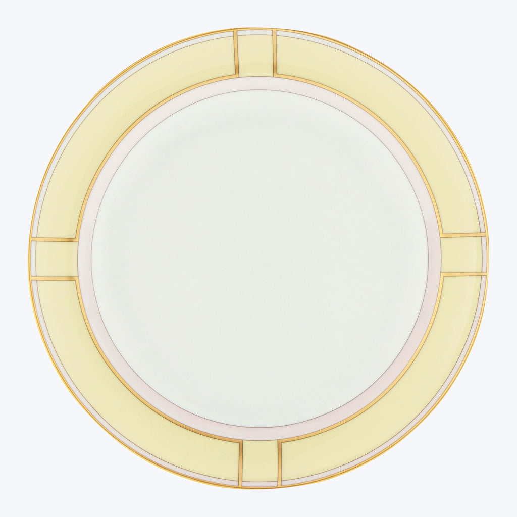 Diva Flat Dinner Plate Giallo