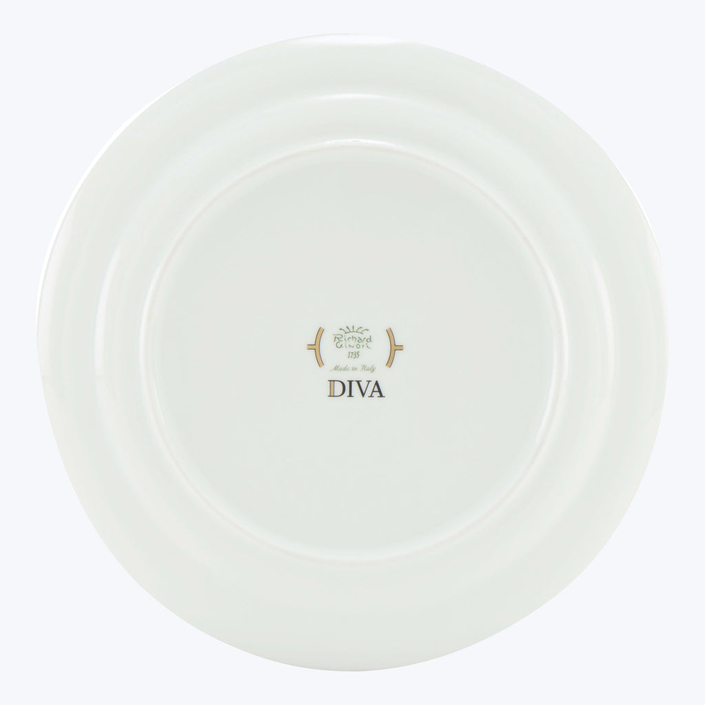 Diva Flat Dinner Plate Celeste