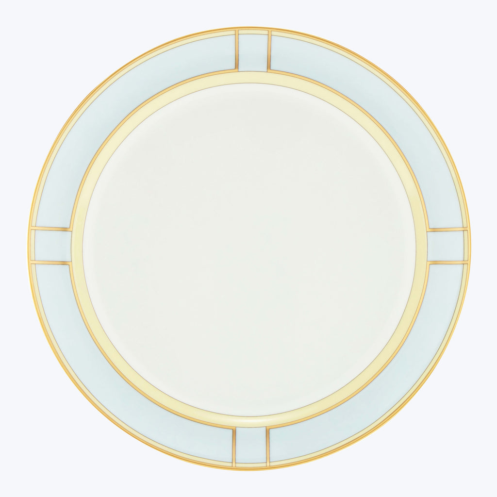 Diva Flat Dinner Plate Celeste