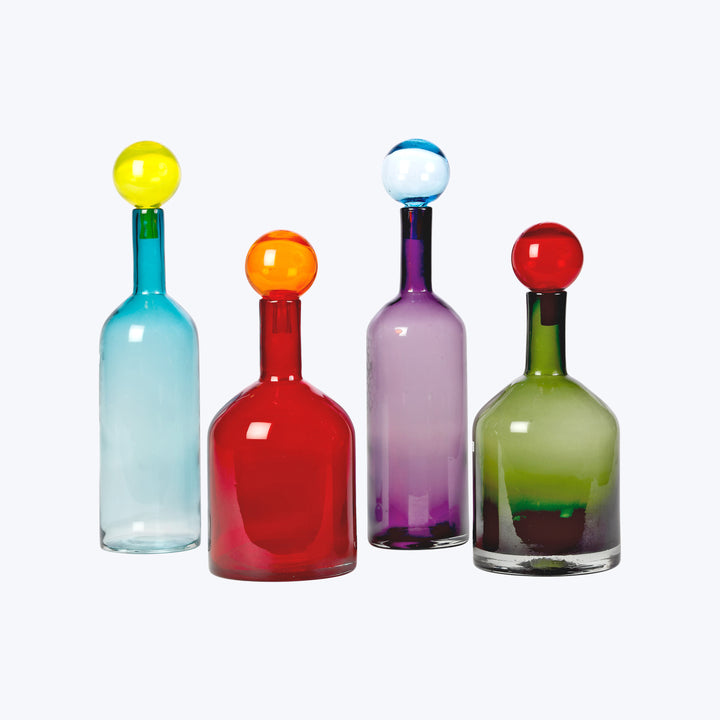 Bubbles & Bottles Set of 4 Multicolor