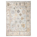 Blue Traditional Oushak Silk Rug 9' x 12'