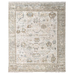 Grey Traditional Oushak Silk Rug 8' x 10'
