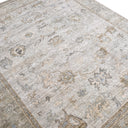 Grey Traditional Oushak Silk Rug 8' x 10'