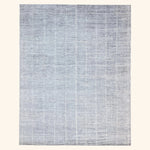Grey Contemporary Silk Rug - 8' x 10'