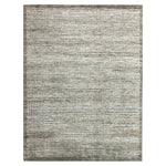Ivory & Beige Transitional Wool Silk Blend Rug - 8' x 10'
