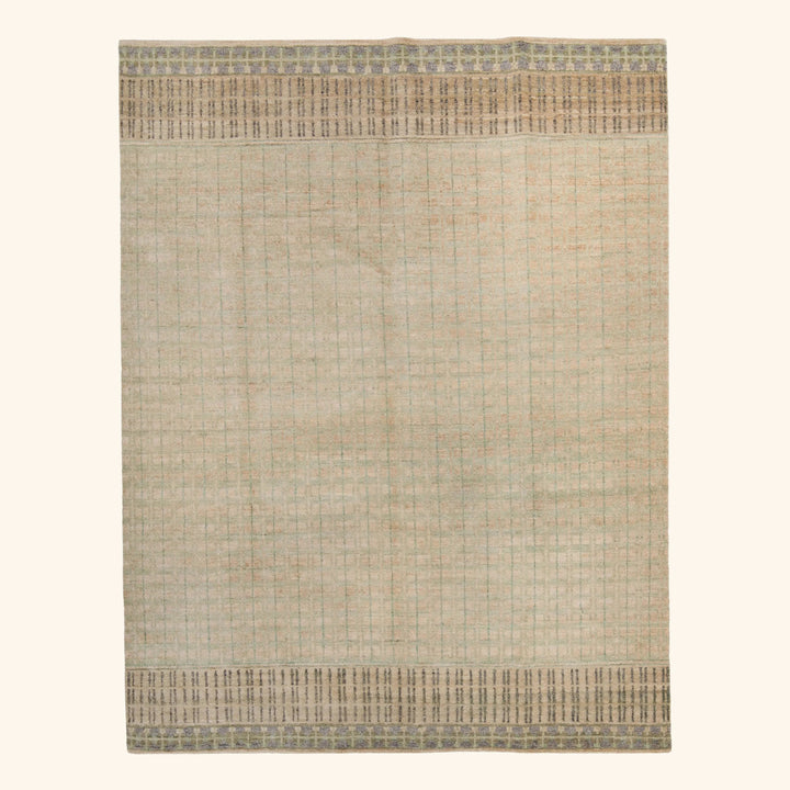 Sage Contemporary Silk Rug - 8' x 10'