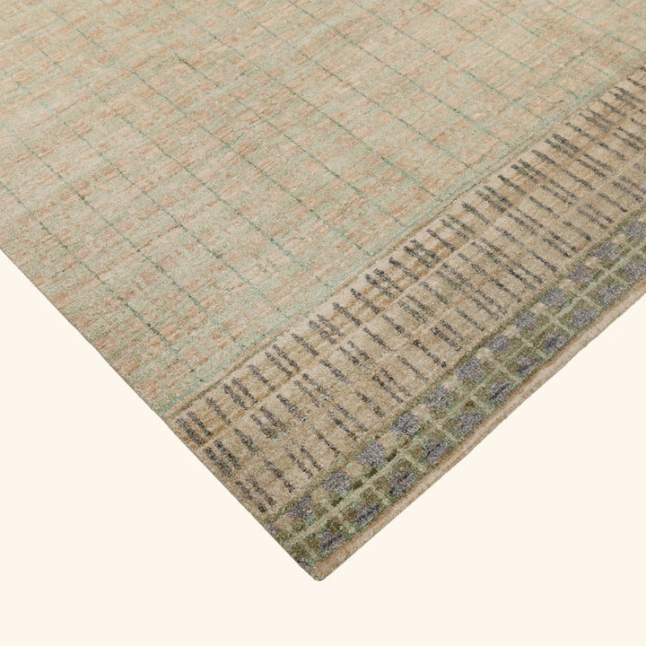 Sage Contemporary Silk Rug - 8' x 10'