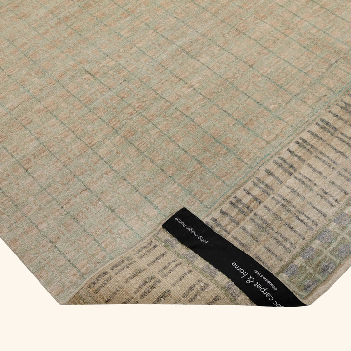 Sage Contemporary Silk Rug - 8' x 10'