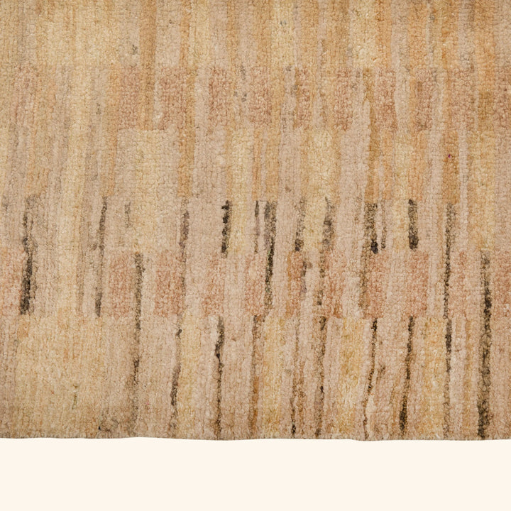 Natural Contemporary Silk Rug - 8' x 10'