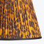 5.5" Cordless Lamp Tall Tapered Cotton Shade Classic Leopard