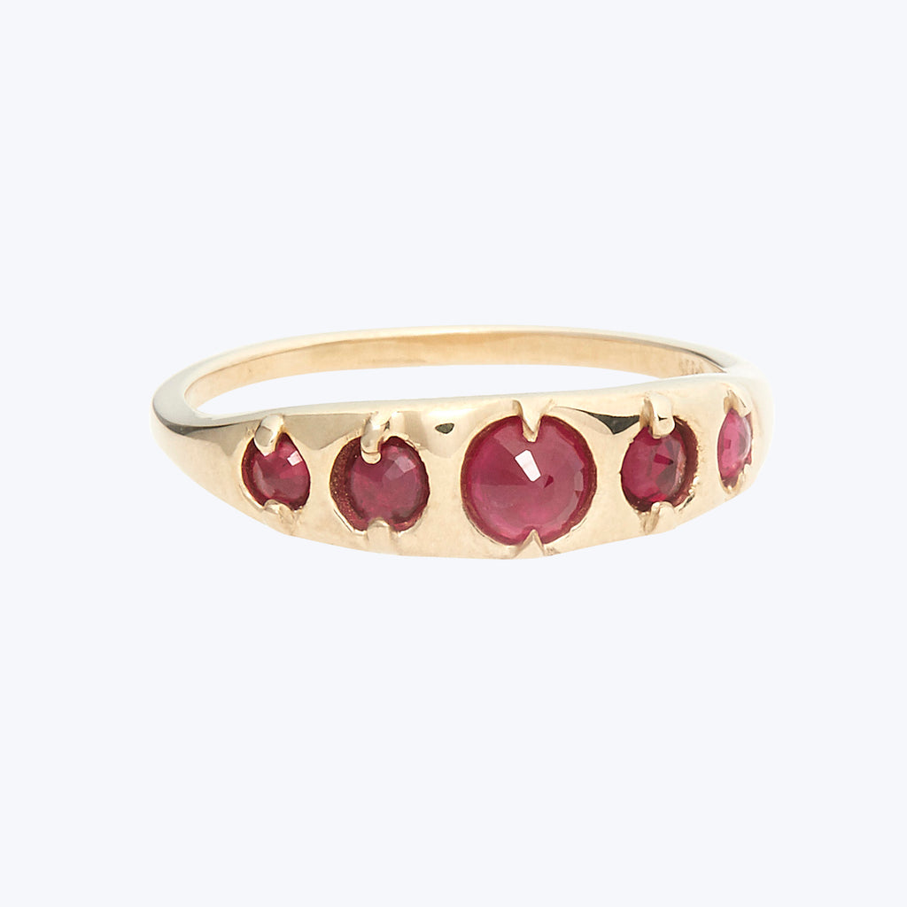 Five Ruby Ring 5