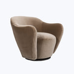 Modern Curved Swivel Chair