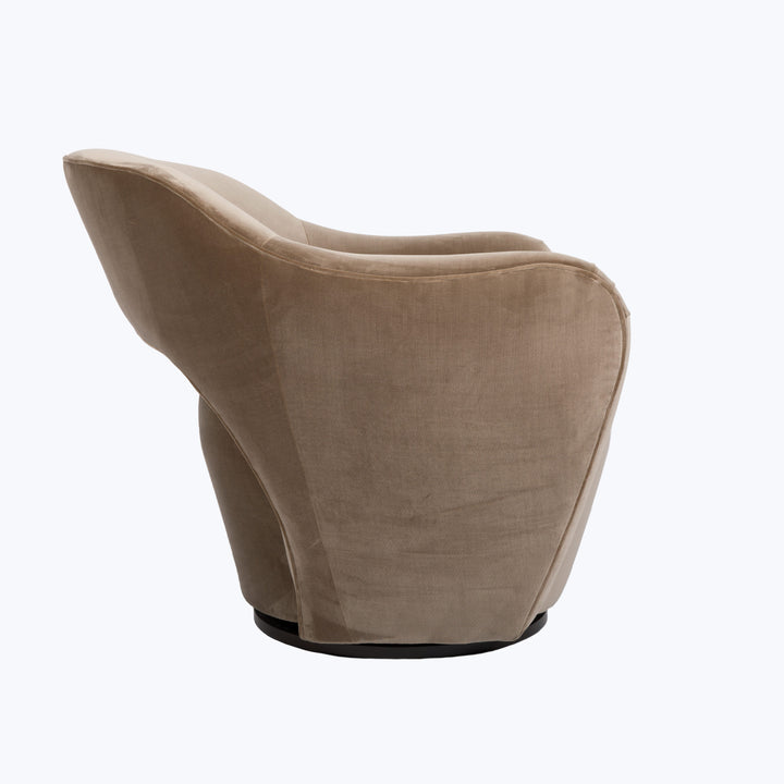 Modern Curved Swivel Chair
