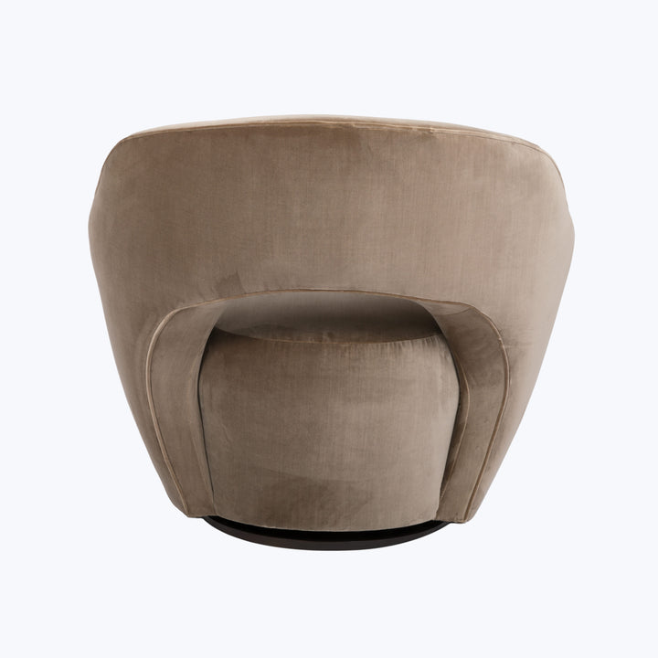 Modern Curved Swivel Chair