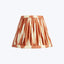 6" Cordless Lamp Empire Linen Shade Orange Zig Zag Ikat