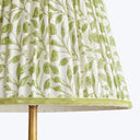 6" Cordless Lamp Empire Linen Shade Thyme Rosehip