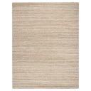 Ivory Grey Wool Polyester Blend Rug 8' x 10'