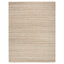 Ivory Grey Wool Polyester Blend Rug 8' x 10'