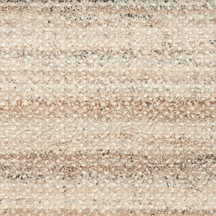 Ivory Grey Wool Polyester Blend Rug 10' x 14'