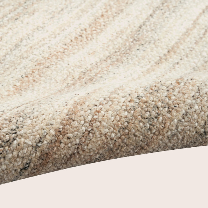Ivory Essentials Grey Wool Polyester Blend Rug 9'9" x 13'9"