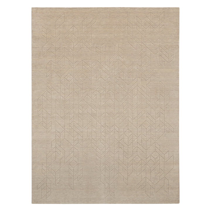 Solid Wool Rug Beige / 10' x 14'