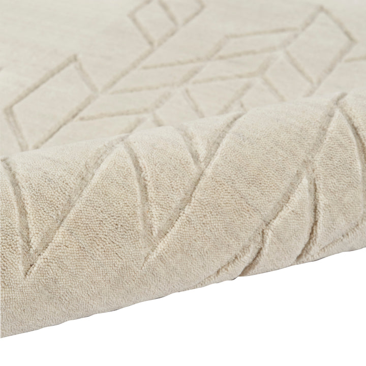 Solid Wool Rug Ivory / 9' x 12'