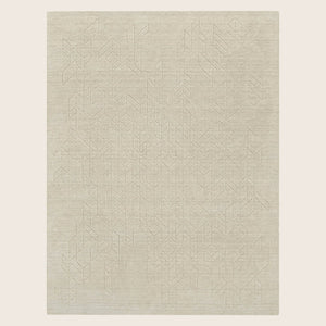 Solid Wool Rug Ivory / 10' x 14'