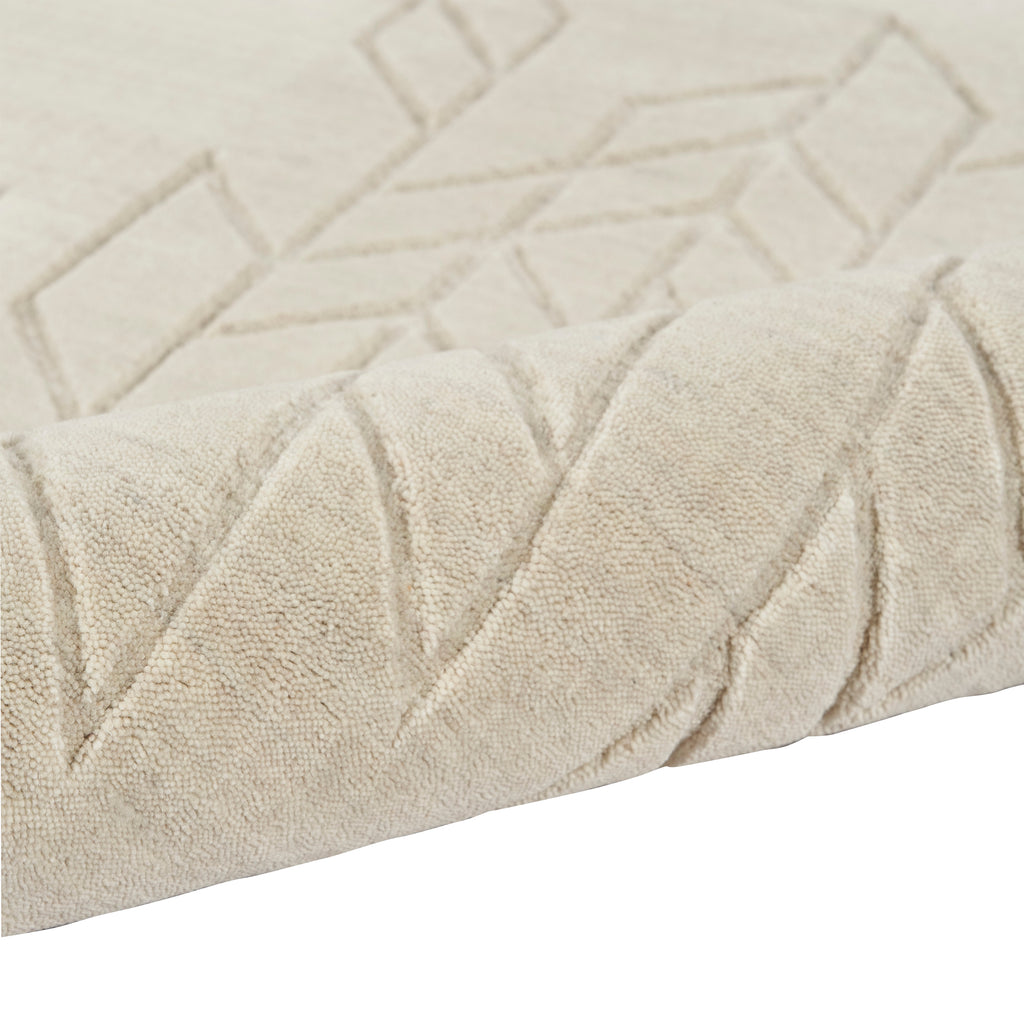 Solid Wool Rug Ivory / 10' x 14'