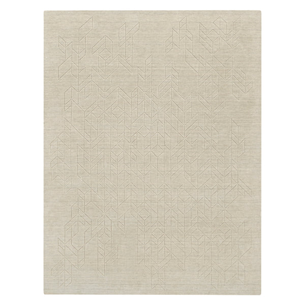 Solid Wool Rug Ivory / 10' x 14'