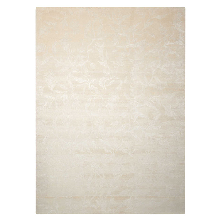 Ivory Contemporary Wool Luxcelle Blend Rug - 8' x 10'