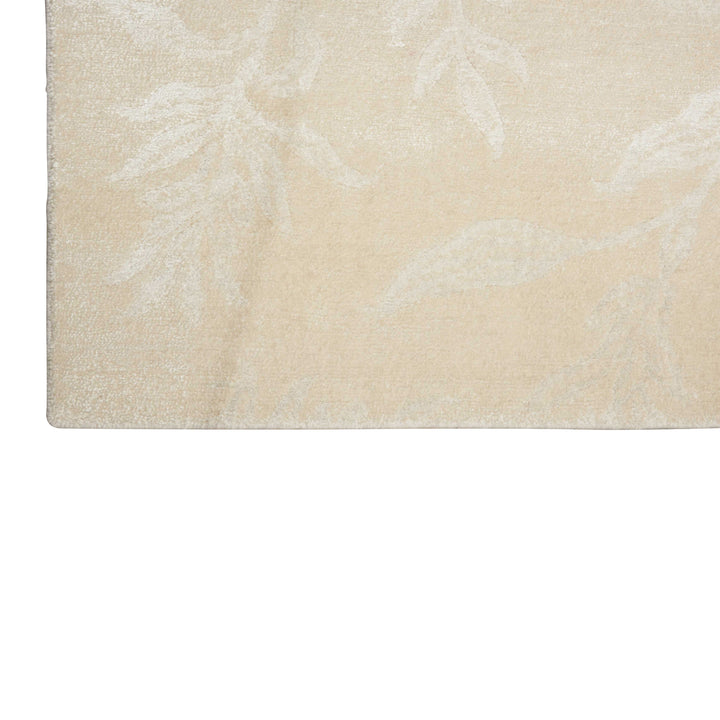 Ivory Contemporary Wool Luxcelle Blend Rug - 8' x 10'