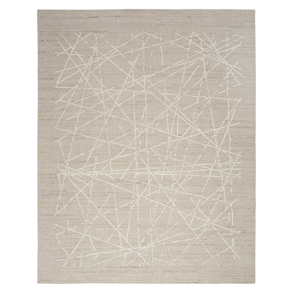 Contemporary Wool Rug Taupe / 10' x 14'