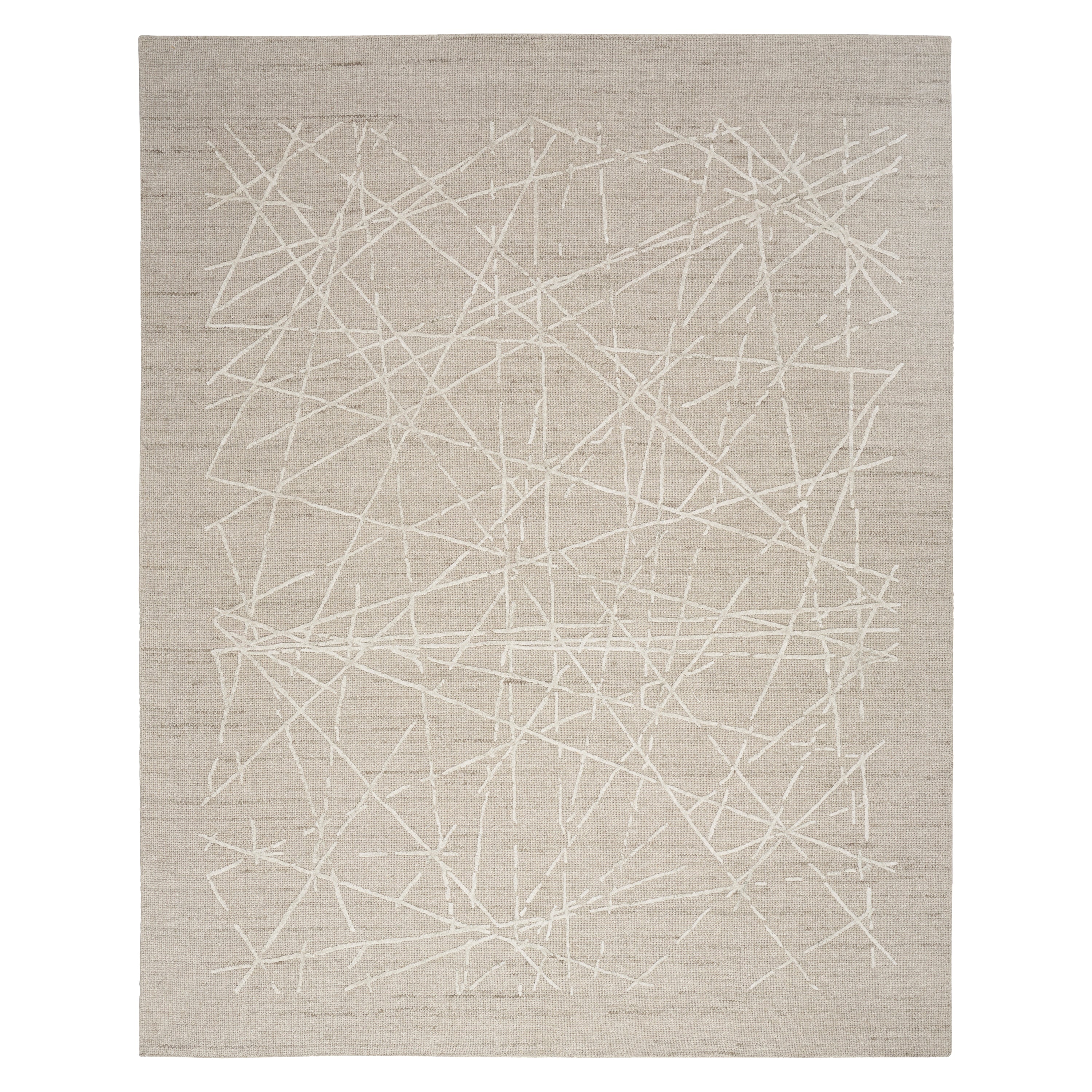 Contemporary Wool Rug Taupe / 10' x 14'