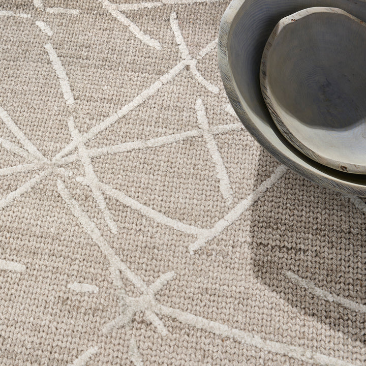 Contemporary Wool Rug Taupe / 10' x 14'