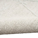 Contemporary Wool Rug Ivory Grey / 8' x 10'