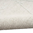 Contemporary Wool Rug Ivory Grey / 10' x 14'