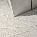 Contemporary Wool Rug Ivory Grey / 10' x 14'