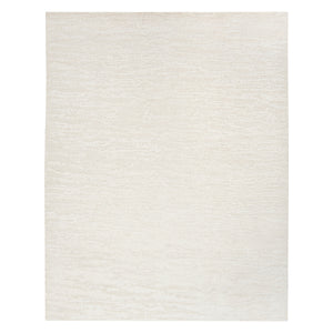 Ivory Contemporary Wool Luxcelle Blend Rug 10' x 14'