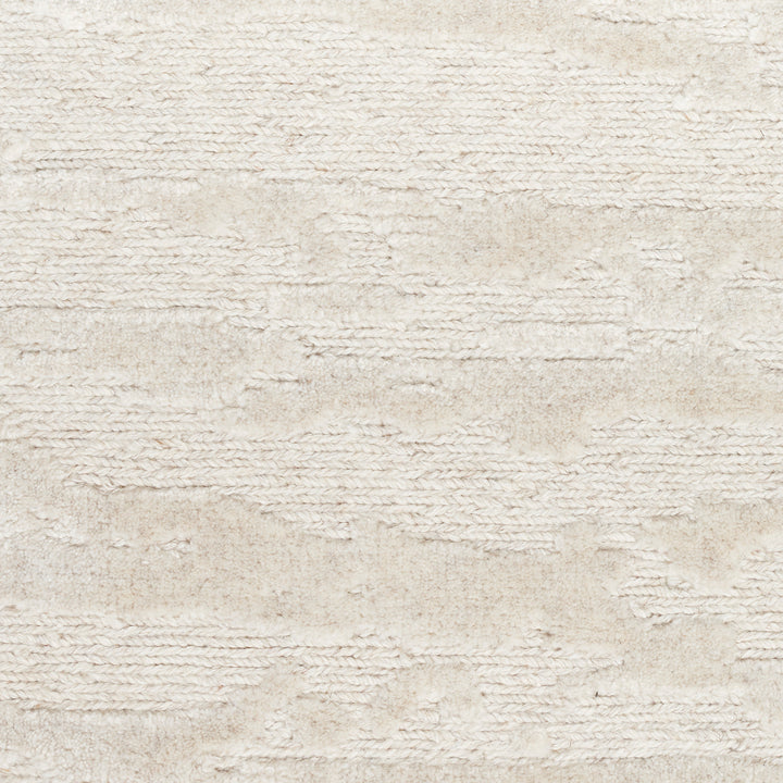 Ivory Contemporary Wool Luxcelle Blend Rug 10' x 14'