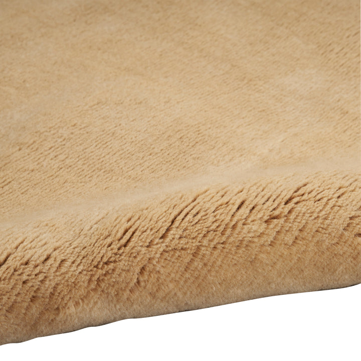 Solid Shag Cashmere Rug Camel / 10' x 14'