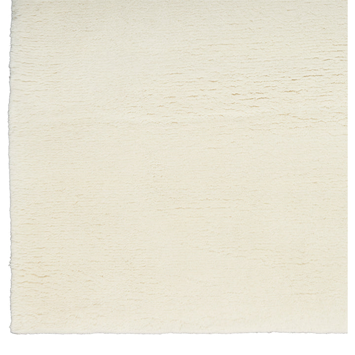 Solid Shag Cashmere Rug Ivory / 10' x 14'