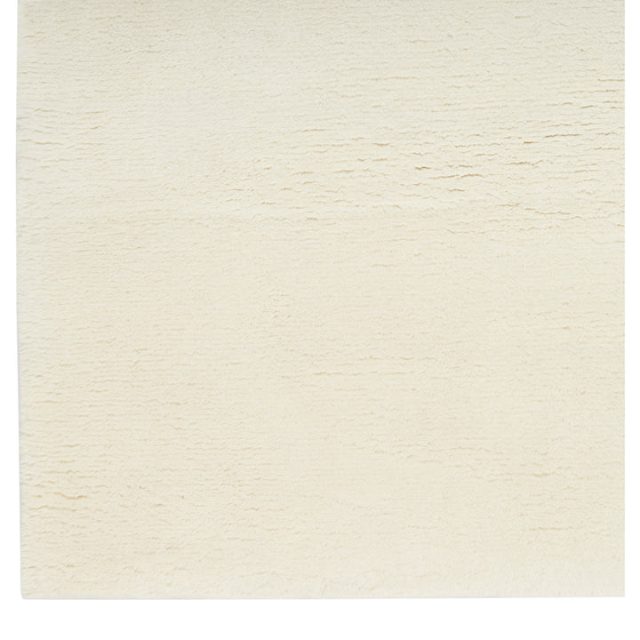 Solid Shag Cashmere Rug Ivory / 10' x 14'